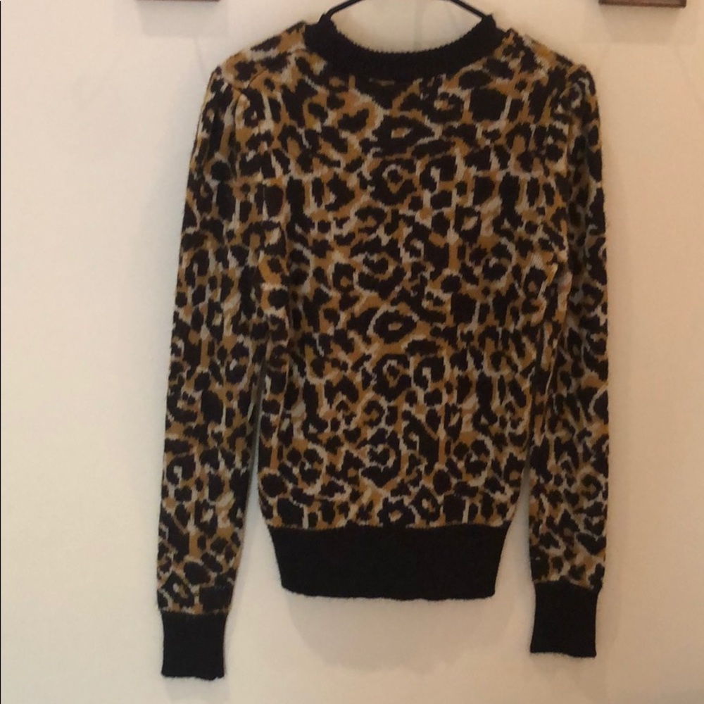 Who What Wear Leopard Sweater - Picture 2 of 3